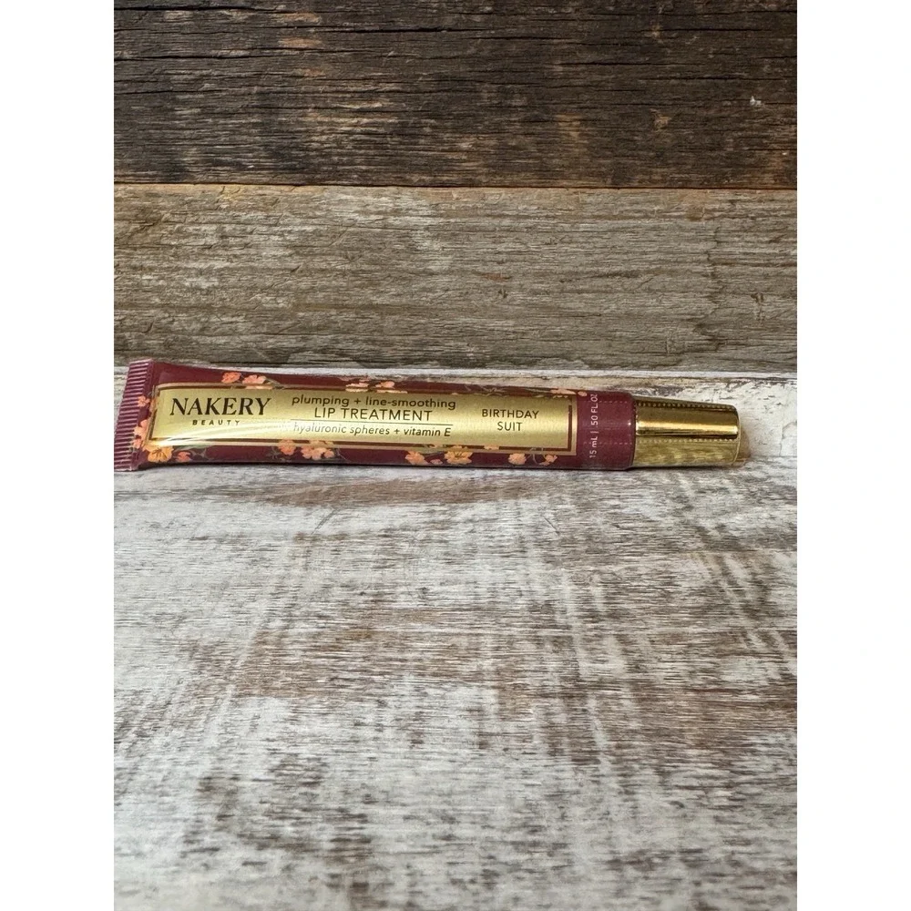 Nakery Plumping & Line Smoothing Lip Treatment – Birthday‎ Suit | MSRP = $16